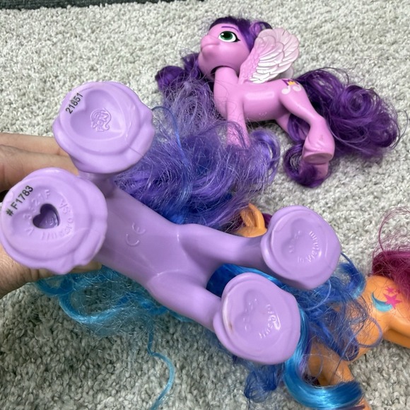 My Little Pony figures toy Lot x3 horses unicorn wings - Picture 10 of 11